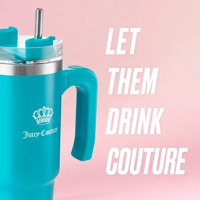 Glam Logo Stainless Steel Water Bottle Glam Logo Stainless Steel Water Bottle