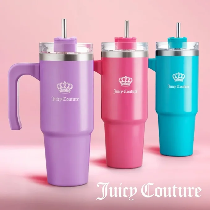 Glam Logo Stainless Steel Water Bottle Glam Logo Stainless Steel Water Bottle