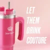 Glam Logo Stainless Steel Water Bottle Glam Logo Stainless Steel Water Bottle