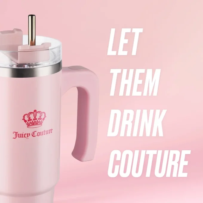 Glam Logo Stainless Steel Water Bottle Glam Logo Stainless Steel Water Bottle