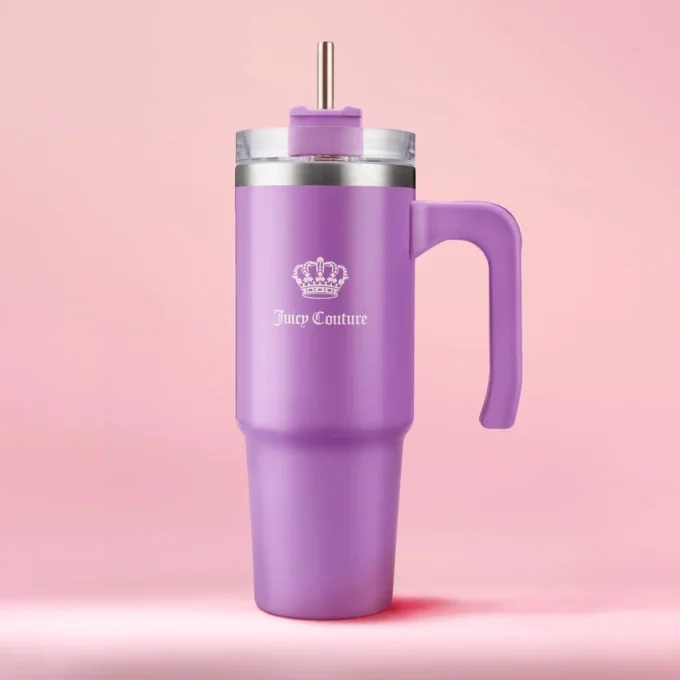 Glam Logo Stainless Steel Water Bottle Glam Logo Stainless Steel Water Bottle