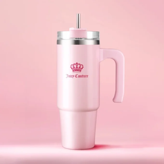 Glam Logo Stainless Steel Water Bottle Glam Logo Stainless Steel Water Bottle