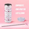 Glam Slip Hydration Stainless Steel Tumbler Glam Slip Hydration Stainless Steel Tumbler