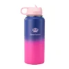 Go Girl Stainless Steel Water Bottle with Pop-Up Straw Go Girl Stainless Steel Water Bottle with Pop-Up Straw