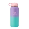 Go Girl Stainless Steel Water Bottle with Pop-Up Straw Go Girl Stainless Steel Water Bottle with Pop-Up Straw