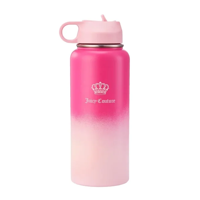 Go Girl Stainless Steel Water Bottle with Pop-Up Straw Go Girl Stainless Steel Water Bottle with Pop-Up Straw