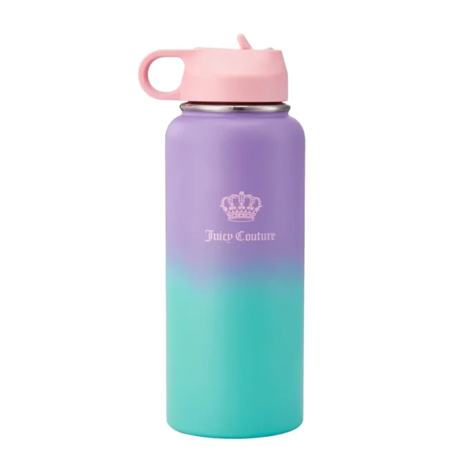 Go Girl Stainless Steel Water Bottle with Pop-Up Straw Go Girl Stainless Steel Water Bottle with Pop-Up Straw