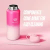 Go Girl Stainless Steel Water Bottle with Pop-Up Straw Go Girl Stainless Steel Water Bottle with Pop-Up Straw