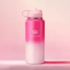 Go Girl Stainless Steel Water Bottle with Pop-Up Straw Go Girl Stainless Steel Water Bottle with Pop-Up Straw