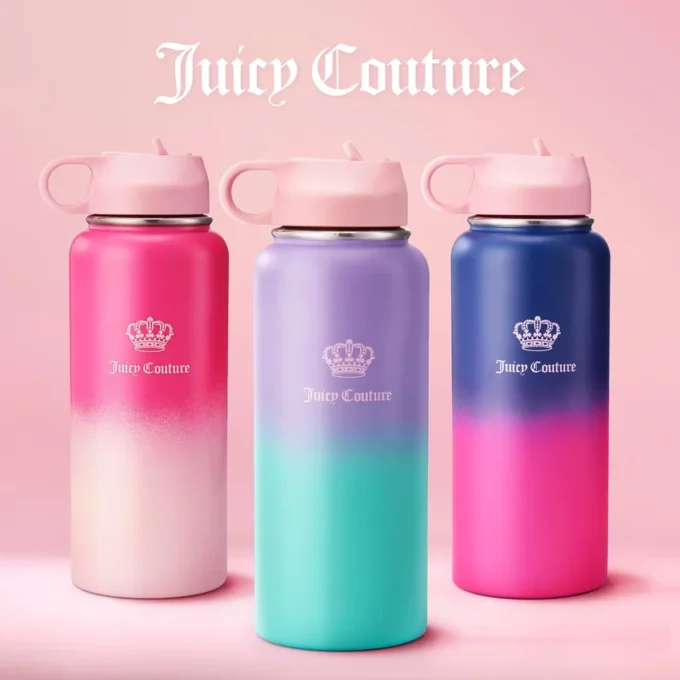Go Girl Stainless Steel Water Bottle with Pop-Up Straw Go Girl Stainless Steel Water Bottle with Pop-Up Straw