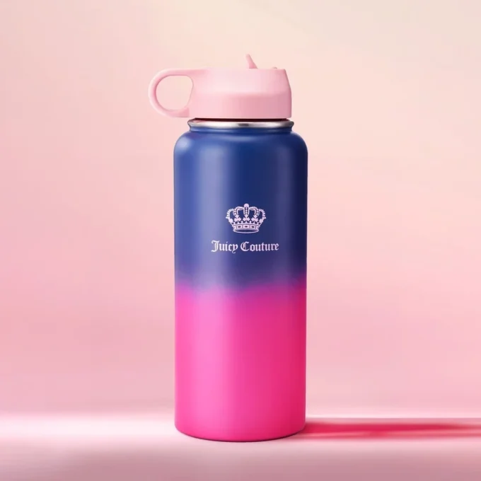 Go Girl Stainless Steel Water Bottle with Pop-Up Straw Go Girl Stainless Steel Water Bottle with Pop-Up Straw