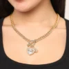 Heart and Juicy Toggle Charm Necklace Heart and Juicy Toggle Charm Necklace