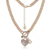Heart and Juicy Toggle Charm Necklace Heart and Juicy Toggle Charm Necklace
