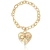 Heart Bow Drop Bracelet Heart Bow Drop Bracelet