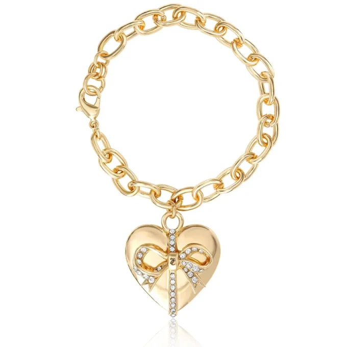Heart Bow Drop Bracelet Heart Bow Drop Bracelet