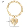 Heart Bow Drop Bracelet Heart Bow Drop Bracelet