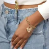 Heart Charm Chain Bracelet Heart Charm Chain Bracelet