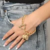 Heart Charm Toggle Bracelet Heart Charm Toggle Bracelet