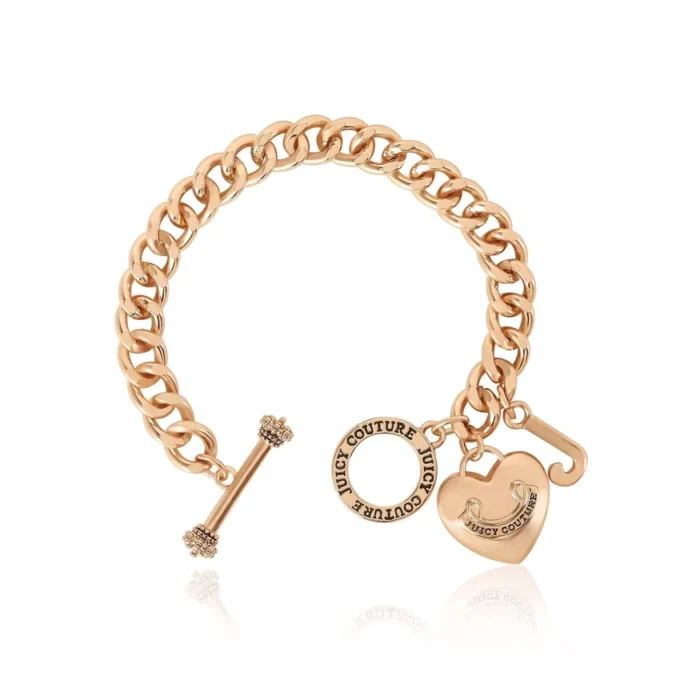 Heart Charm Toggle Bracelet Heart Charm Toggle Bracelet
