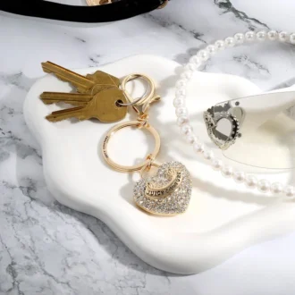 Heart Keychain Bag Charm
