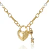 Heart Locket Charm Necklace Heart Locket Charm Necklace