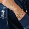 Heart Stone & J Charm Bracelet Heart Stone & J Charm Bracelet
