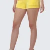 Heritage Cotton Velour Embroidered Shorts Heritage Cotton Velour Embroidered Shorts