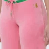Heritage Stripe Bling Velour Track Pants
