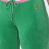 Heritage Stripe Bling Velour Track Pants