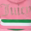 Heritage Stripe Bling Velour Zip Hoodie Heritage Stripe Bling Velour Zip Hoodie