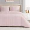 Jenny Velour Striped Jacquard Comforter Set Jenny Velour Striped Jacquard Comforter Set