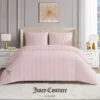 Jenny Velour Striped Jacquard Comforter Set Jenny Velour Striped Jacquard Comforter Set