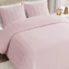 Jenny Velour Striped Jacquard Duvet Set