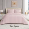 Jenny Velour Striped Jacquard Duvet Set