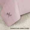 Jenny Velour Striped Jacquard Duvet Set