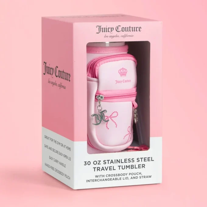 Jetsetter Hydration Stainless Steel Tumbler with Handle, Straw & Topper with Neoprene Crossbody Pouch Jetsetter Hydration Stainless Steel Tumbler with Handle, Straw & Topper with Neoprene Crossbody Pouch