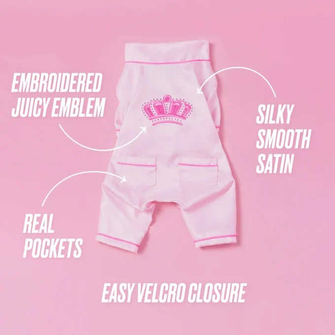 Juicy Couture Pet Silky Satin Pajamas Juicy Couture Pet Silky Satin Pajamas