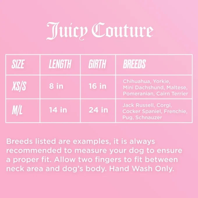 Juicy Couture Pet Silky Satin Pajamas Juicy Couture Pet Silky Satin Pajamas