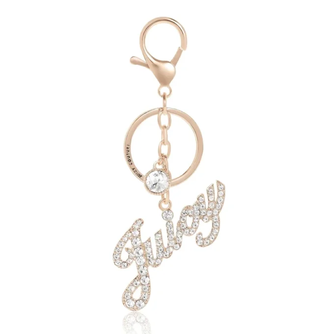 Juicy Logo Bling Keychain Bag Charm Juicy Logo Bling Keychain Bag Charm