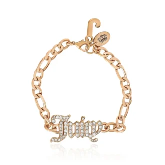 Juicy Script Crystal Chain Bracelet Juicy Script Crystal Chain Bracelet
