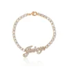 Juicy Script Crystal Tennis Bracelet Juicy Script Crystal Tennis Bracelet