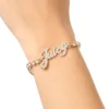 Juicy Script Crystal Tennis Bracelet Juicy Script Crystal Tennis Bracelet
