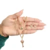 Key Charm Layered Necklace and Lock Earring Set Key Charm Layered Necklace and Lock Earring Set
