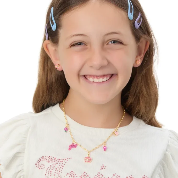 Kids Beaded Charm Necklace Kids Beaded Charm Necklace