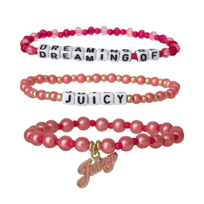 Kids Dreaming of Juicy 3 Piece Stretch Beaded Bracelet Set Kids Dreaming of Juicy 3 Piece Stretch Beaded Bracelet Set