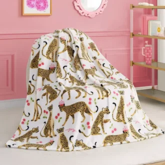 Kids Plush Throw Blanket