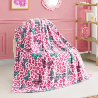 Kids Plush Throw Blanket