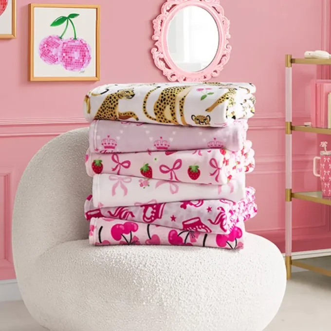 Kids Plush Throw Blanket Kids Plush Throw Blanket