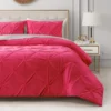 Kiss Pleat Micromink Comforter Set Kiss Pleat Micromink Comforter Set