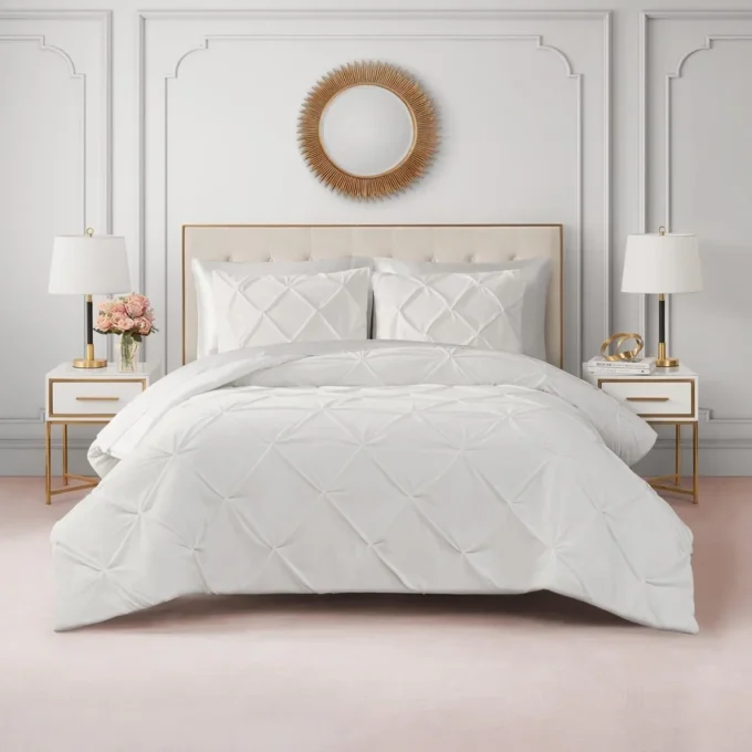 Kiss Pleat Micromink Comforter Set Kiss Pleat Micromink Comforter Set